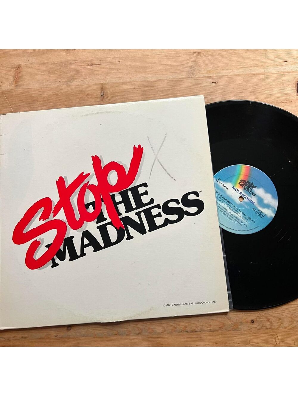 Various - Stop the Madness 33rpm VG+ VR27